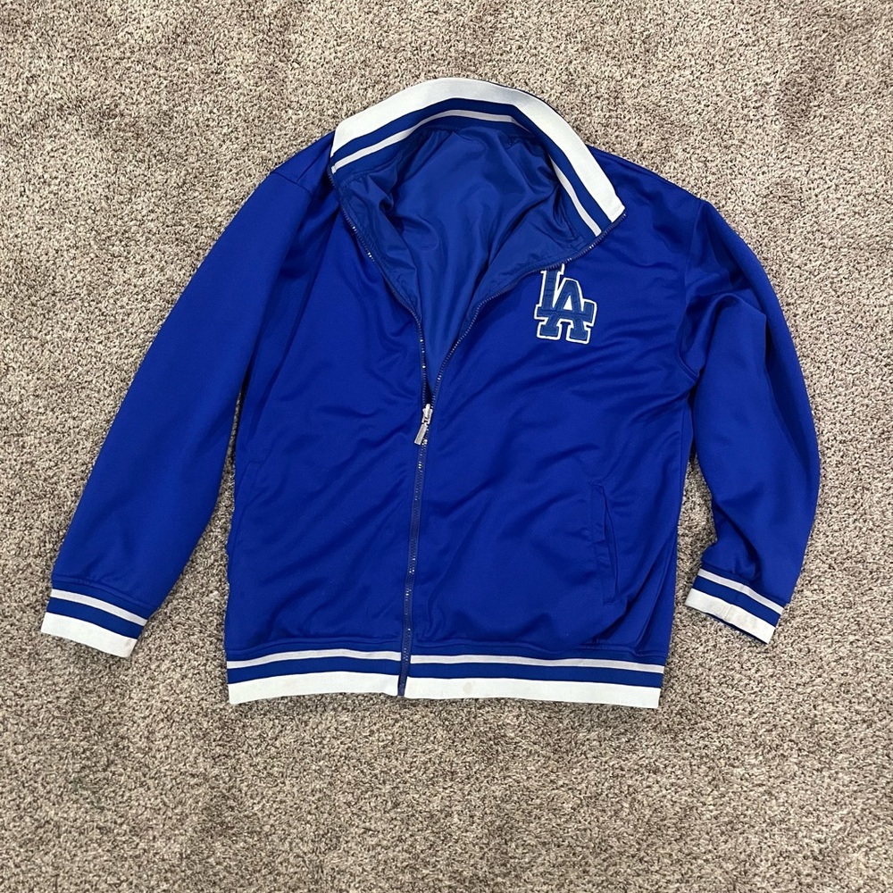 Dodgers Zip-Up jacket with White Trim